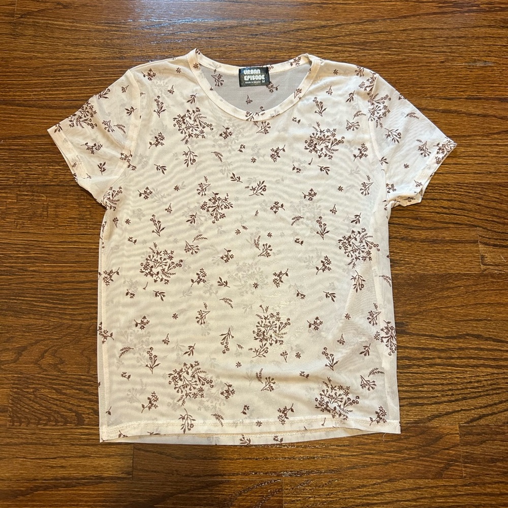 Floral Print Women's Top